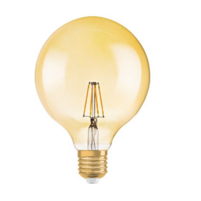 Troosteloos apotheek Luchtvaartmaatschappijen Osram goldene LED Globelampe Ø125mm Vintage 1906 2,8W (21W) E27 824 300°  NODIM