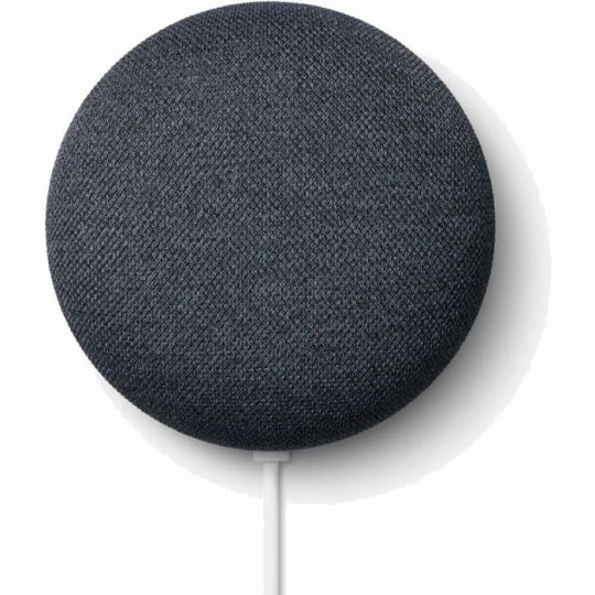 Google "Nest Mini" Sprachgesteuerter smarter Lautsprecher Carbon/Anthrazit
