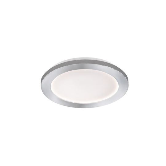 Fischer & Honsel LED-Deckenleuchte "GOTLAND" 10W Acrylglas weiß/chrom  Ø220mm IP44