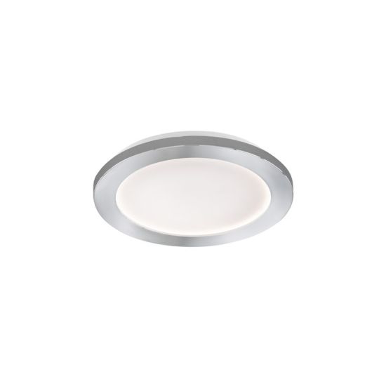 Fischer & Honsel LED-Deckenleuchte "GOTLAND" 8,5W Acrylglas weiß/chrom  Ø170mm IP44