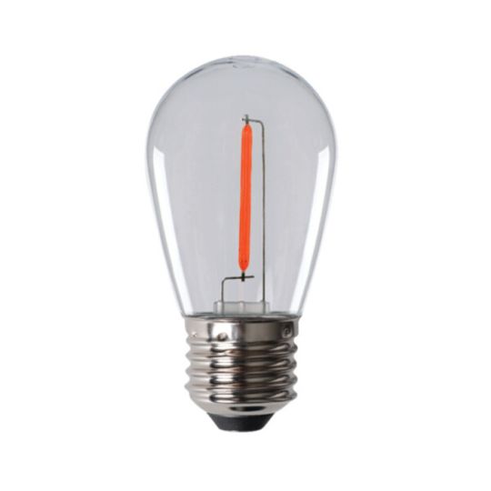 Kanlux LED-Dekor-Tropfenlampe Rot "ST45 LED" E27 0,9W