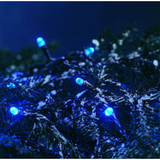 LED Lichterkette 40 blaue Dioden