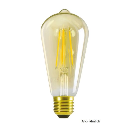 Kanlux LED Retro Lampe "XLED ST64" E27 4W 818 bernsteinfarben 25W-Ersatz