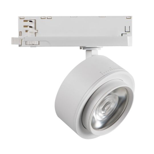 Kanlux LED-Stromschienen-Strahler "BTL" 18W 930 15°-45° verst. Abstrahlwinkel Weiß