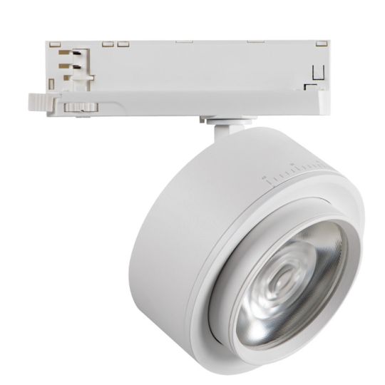 Kanlux LED-Stromschienen-Strahler "BTL" 38W 930 15°-45° verst. Abstrahlwinkel Weiß