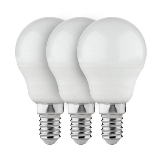 Kanlux LED Tropfenlampe "G45 3er Pack" E14 5W/827 40W-Ersatz