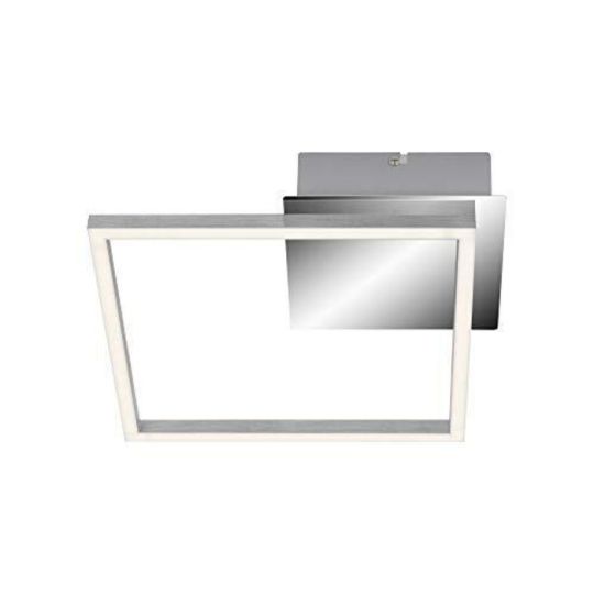 BRILONER LED-Decken-Wandleuchte "Frame 3105-018" 10W 830 Alu/Chrom