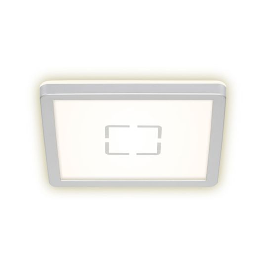 Briloner LED Slim Panel 12W 840 NODIM weiß silber IP20