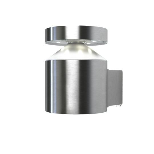 Ledvance LED-Außenwandleuchte "Endura Style Cylinder" 6W 830 IP44 Edelstahl