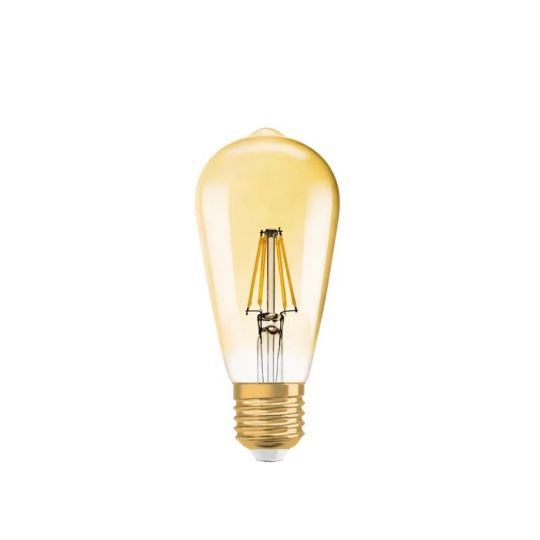 Ledvance LED Retro Lampe "Vintage 1906 ST64" E27 6,5W 824 bernsteinfarben 55W-Ersatz