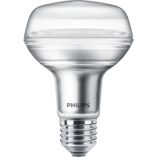 Philips LED Reflektorlampe CorePro R80 8W (100W) E27 827 36° NODIM