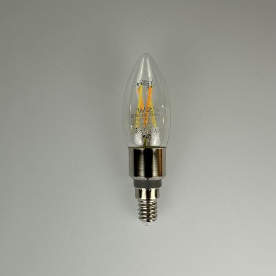 WiZ Smart LED Kerzenlampe "C35 Clear" E14 5,5W TW 822-855 Klar/ 40W-Ersatz