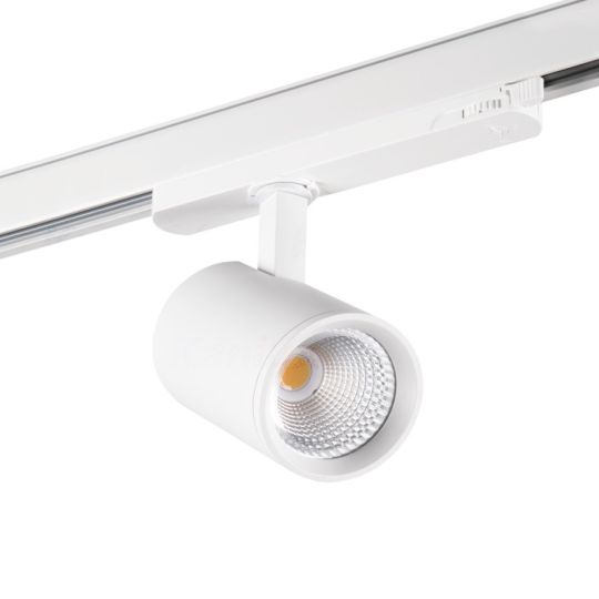Kanlux LED-Stromschienen-Strahler "ACORD" 30W 930 60° UGR<19 Weiß