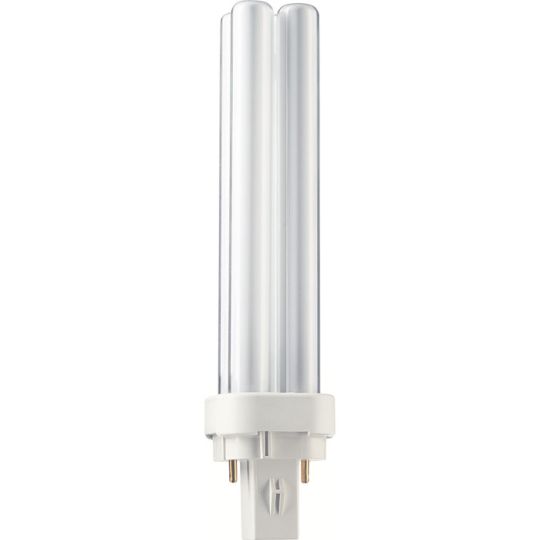 Philips Kompaktleuchtstofflampe Master PL-C 2P 18W G24d-2 840 NODIM