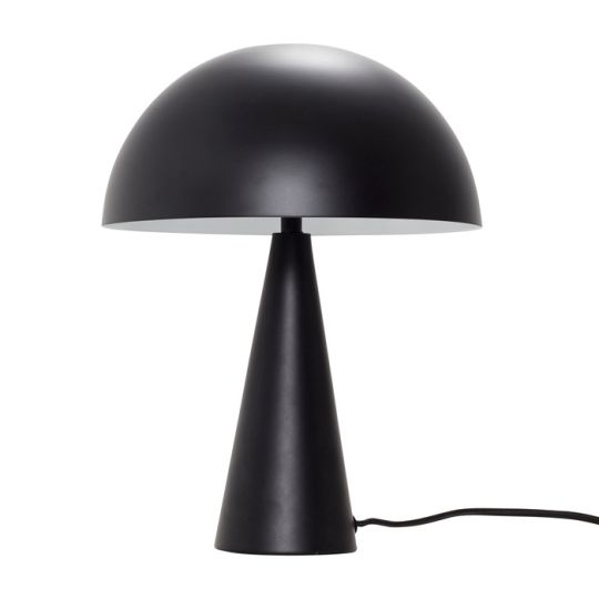 Hübsch Tischlampe aus Messing in schwarz
