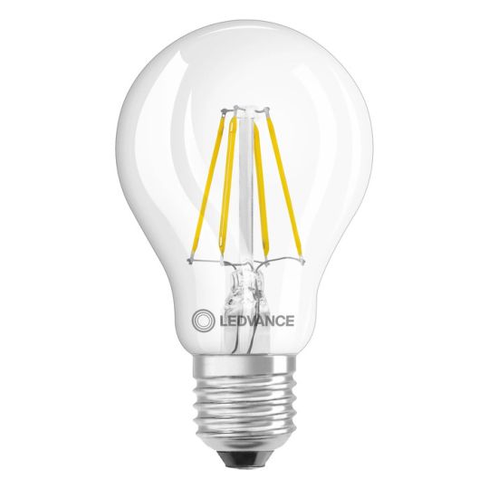 Ledvance LED Allgebrauchslampe "CLASSIC A" E27 6,5W 827 Klar/ 60W AGL-Ersatz
