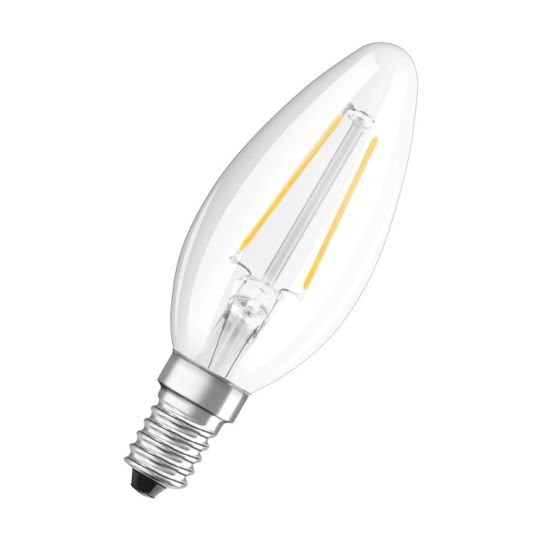 Ledvance LED Kerzenlampe "CLASSIC B" E14 4W 827 Klar/ 40W Kerzen-Ersatz