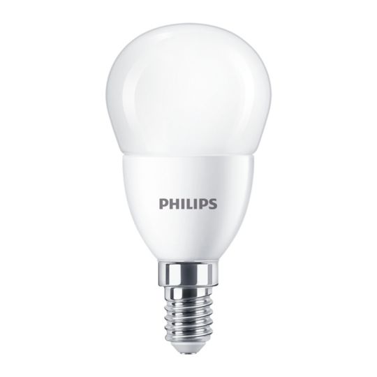 Philips LED-Tropfenlampe (P48) "CorePro lustre ND" 7W (60W) E14 827