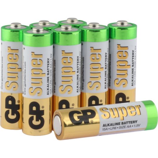 GP Batterie Super Alkaline LR06 AA Mignon 1,5V 8er