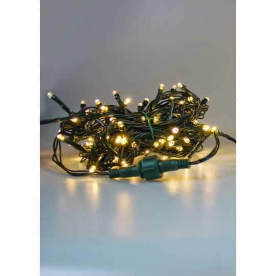 Firelamp 10m LED Mini-Lichterkette 20-tlg. outdoor indoor mit Trafo warmweiß DIM