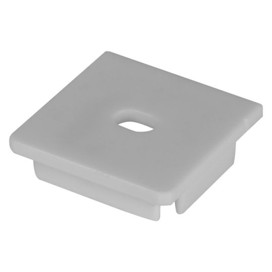 LEDVANCE Endkappe mit Loch für LED Strip 7,3x26x26mm weiß