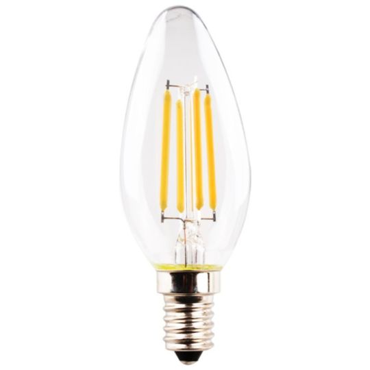 Müller Licht LED Retro Kerzenlampe 4,5W (40W) E14 927  NODIM klar