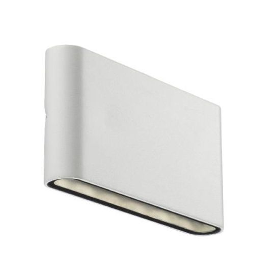 Nordlux weiße LED Außen-Wandleuchte KINVER 2x6W