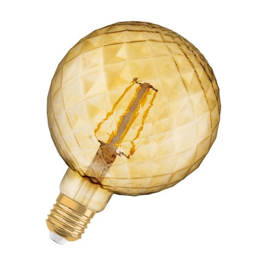 Osram LED Globelampe Vintage 1906 Pinecone 4,5W (40W) E27 825 360° NODIM gold