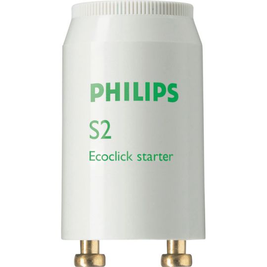 Philips Starter S2 4-22W Tandembetrieb für Leuchtstoff- und Kompaktleuchtstofflampen