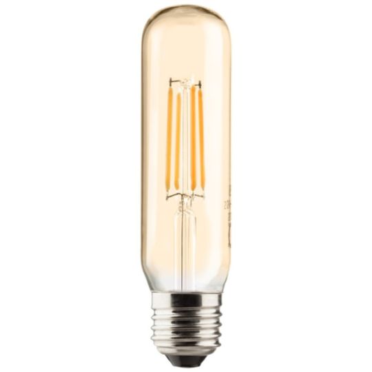 Müller-Licht goldene Retro-LED Röhrenlampe T23 4,5W (32W) E27 820 360° NODIM