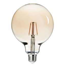 Kanlux goldene LED Globelampe G125 6W (51W) E27 825 NODIM