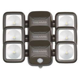 Mr Beams LED Strahler braun mit Bewegungsmelder MB3000 3er Pack