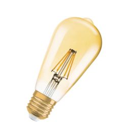 Osram goldene LED Rustikalampe Vintage Edition 1906 2,8W (21W) E27 824 300° NODIM