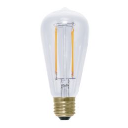 Segula LED Rustikalampe Vintage Line 6W (40W) E27 922 360° DIM klar