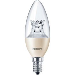 Philips LED Kerzenlampe MASTER 4W (25W) E14 827 300° DIMTONE klar