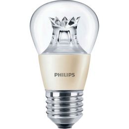 Philips LED Tropfenlampe MASTER 6W (40W) E27 827 240° DIMTONE klar