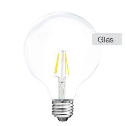 Müller Licht LED Globelampe Ø95mm Glasserie 4W (37W) E27 827 300° NODIM klar