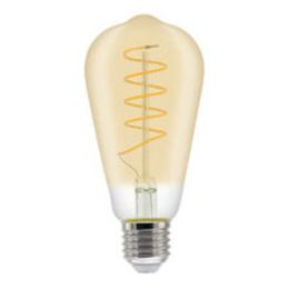 GE goldene LED Rustikalampe HELIAX Filament Pear 5,5W (45W) E27 820 DIM