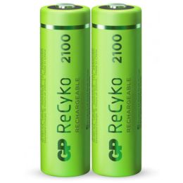 GP Mignon AA Akku-Batterie ReCyko+ LR06 1,2V wiederaufladbar 2er Blister