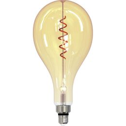 Müller-Licht Retro-Birnenform-Lampe „tint“ XXL Gold E27 4,9W 818-865 Dimmbar