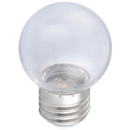 Firelamp LED Tropfenlampe 1W E27 2100K 270° NODIM klar