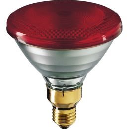 InfraRed Industrial Heat Incandescent - IR lamp PAR38 IR 175W E27 230V Red 1CT/12
