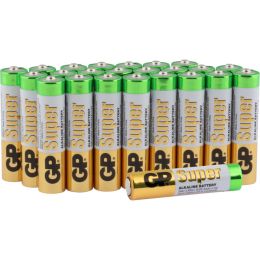 GP Batterie Super Alkaline LR03 AAA Micro 1,5V 24er