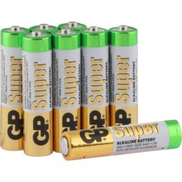 GP Batterie Super Alkaline LR03 AAA Micro 1,5V 8er