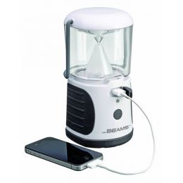 Mr Beams LED Laterne mit USB Anschluss weiß MB480