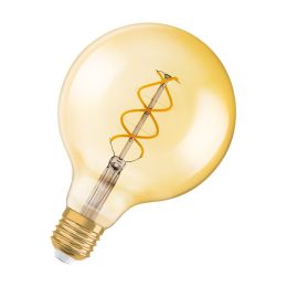Osram LED Globelampe Ø125mm 5W (25W) E27 820 360° NODIM gold - vintage 1906