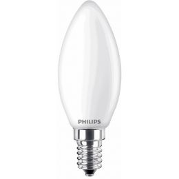 Philips LED Kerzenlampe Classic 2,2W (25W) E14 827 300° NODIM matt