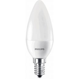 Philips LED Kerzenlampe CorePro 7W (60W) E14 827 300° NODIM matt