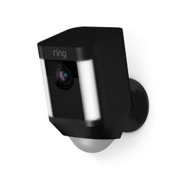 Ring Spotlight Cam – Sicherheitskamera mit Akku schwarz 1080p