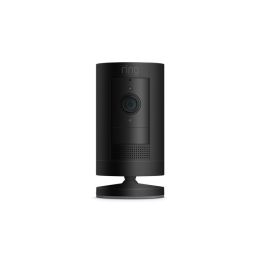 Ring Stick Up Cam – drahtlose Indoor/Outdoor Sicherheitskamera in schwarz 1080p - 110°, 57°